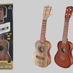 ΚΙΘΑΡΑ ΜΕ ΧΟΡΔΕΣ  ΠΛΑΣΤΙΚΗ -ΧΡΩΜΑ ΞΥΛΟΥ