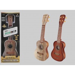 ΚΙΘΑΡΑ ΜΕ ΧΟΡΔΕΣ  ΠΛΑΣΤΙΚΗ -ΧΡΩΜΑ ΞΥΛΟΥ