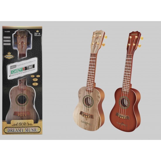 ΚΙΘΑΡΑ ΜΕ ΧΟΡΔΕΣ  ΠΛΑΣΤΙΚΗ -ΧΡΩΜΑ ΞΥΛΟΥ